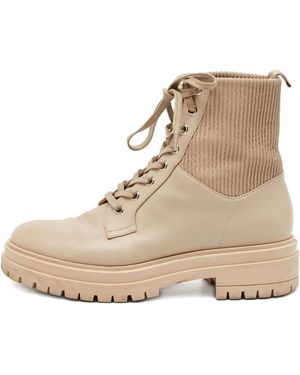 Gianvito Rossi プレオウンド レザーブーツ - ナチュラル
