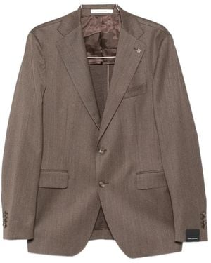 Tagliatore Single-Breasted Suit - Brown