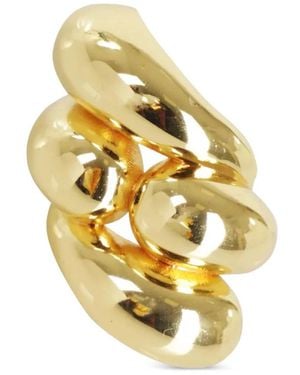 FEDERICA TOSI Big Isa Curved Ring - Metallic