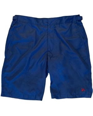 Isaia ウエストストラップ トランクス水着 - ブルー
