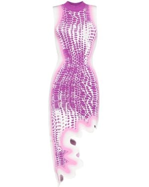 Ph5 Brooklyn Wavy Asymmetric Dress - Pink