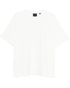 Daily Paper Logo-Embossed T-Shirt - White