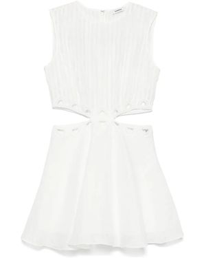 Sandro Cut-Out Mini Dress - White