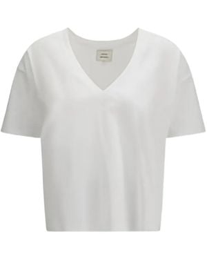 Loulou de Saison Faaa V-Neck T-Shirt - White