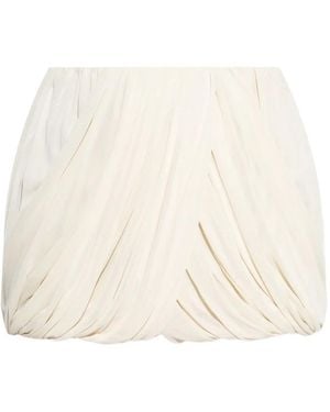 Isabel Marant Draped Mini Skirt - Natural