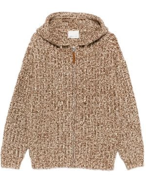 Isabel Marant Zip-Fastening Hoodie - Natural