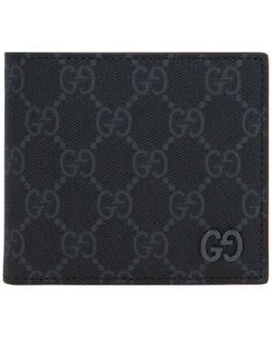 Gucci Portafoglio Bi-Fold Gg - Nero
