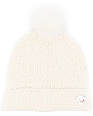 Rossignol Tara Pompom-Detail Beanie - Natural