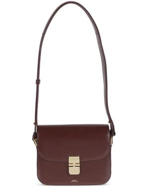 A.P.C. Bolso De Hombro Grace Pequeño - Morado