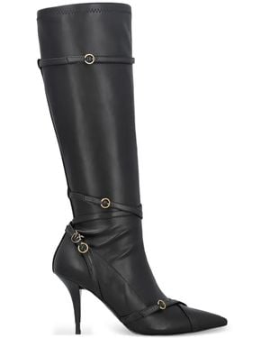 Pinko Lucy Strap 13 Court Shoes - Black