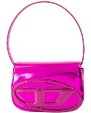 DIESEL 1Dr Leren Schoudertas - Roze