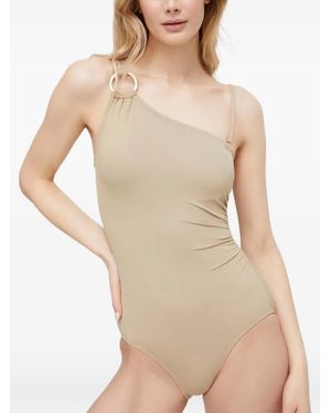 MICHAEL Michael Kors Maillot De Bain À Design À Une Épaule - Natural