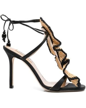 Arteana 100Mm Porner Sandals - Black
