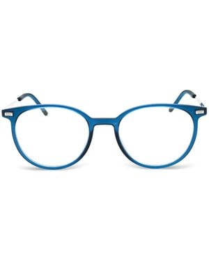 Tommy Hilfiger Lunettes De Vue À Monture Ronde - Blue