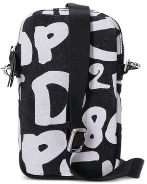 DSquared² Pop 80's ロゴ ネックポーチ - ブラック