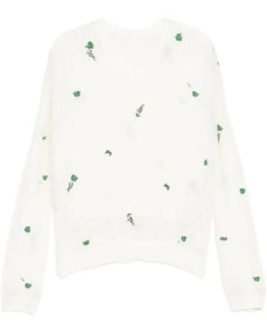 JNBY Floral-Motif Top - White