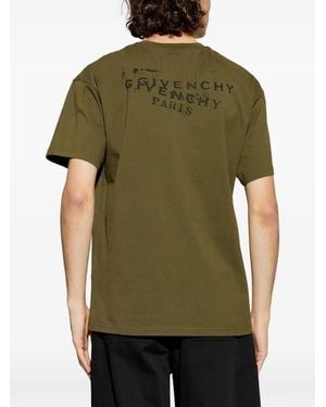 Givenchy Logo-detail Short-sleeve T-shirt - Green