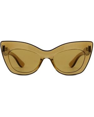 McQueen Cat-Eye Frame Sunglasses - Natural