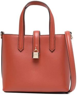 Karl Lagerfeld Mini Kautograph Tote Bag - Red