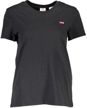 Levi's Logo-Patch T-Shirt - Black