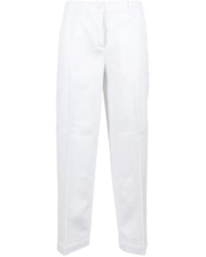 Via Masini 80 Pantalon À Coupe Droite - White