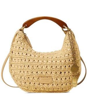 Twinset Openwork Charm-Detail Tote Bag - Metallic