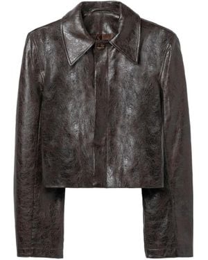 Séfr Keane Faux-Leather Jacket - Black