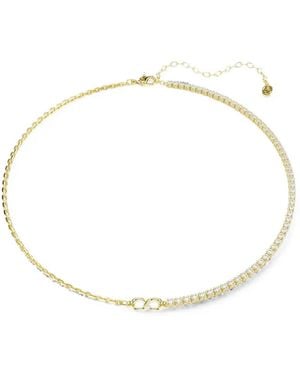 Swarovski Collar Con Colgante Infinity - Metálico