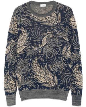 Etro ペイズリートップ - グレー