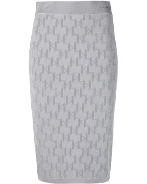 Karl Lagerfeld Midi Skirts - Grigio