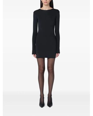 Entire studios Long-Sleeve Mini Dress - Black