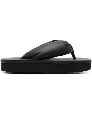 Rick Owens ラウンドトゥ サンダル ブラウン | Lyst