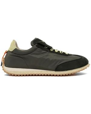 Barracuda Appliqué Lace-Up Trainers - Black