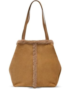Vanessa Bruno Smooth Top-Handle Shopper Bag - Brown
