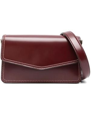 Aspinal of London Eliza Leather Mini Bag - Purple