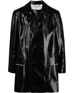 Maison Margiela Double-breasted Coat - Black
