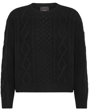 Peuterey Tracy Ws Cable-Knit Jumper - Black