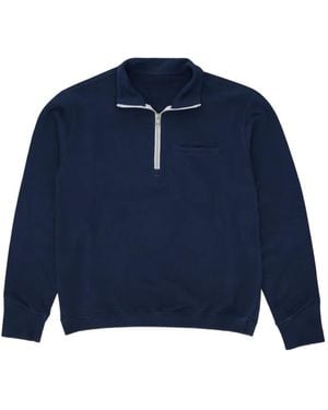 Fortela Princeton Quarter-Zip Sweatshirt - Blue