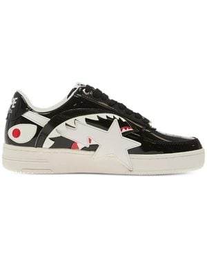 A Bathing Ape Bape Sta Os 1 Sneakers - Black