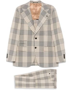 Gabriele Pasini Checked Suit - Grey