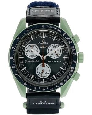 Omega X Swatch Bioceramic Moonswatch Mission On Earth 42Mm Watch - Grey
