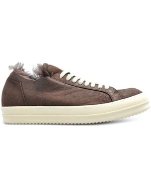 Rick Owens Sneakers Con Bordo - Marrone