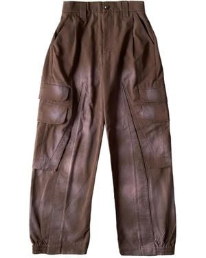 NAMESAKE Cargohose mit Spray-Effekt - Braun