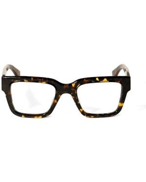Off-White c/o Virgil Abloh Eckige Brille - Schwarz