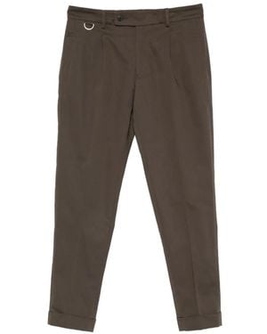 Low Brand Pleated Detail Trousers - Grey