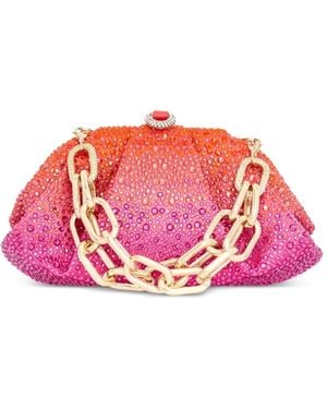 Judith Leiber Gemma Crystal-Embellished Clutch Bag - Pink