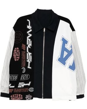 Ambush Jacke im Layering-Look - Schwarz