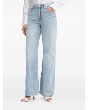 Fracomina Jeans Mit Hohem Bund - Blau