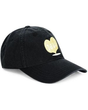 Deus Ex Machina Deep Cut Embroidered Cap - Black