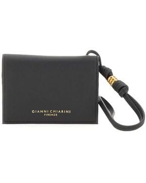 Gianni Chiarini Nappa Card Holder - Grey